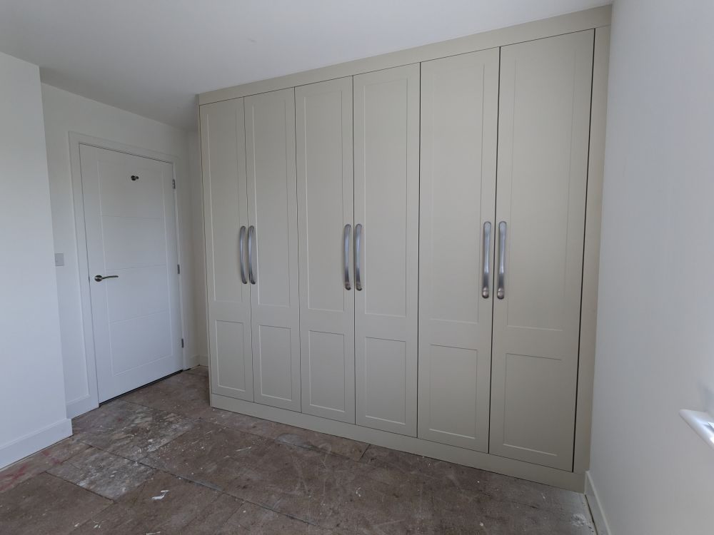 2-Panel Shaker Doors On Our Fitted Wardrobes