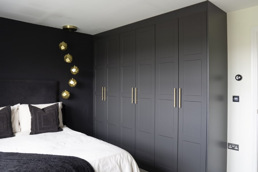 Dark grey deals fitted wardrobes